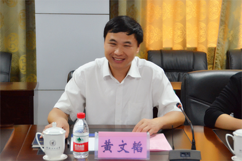贺州学院黄文韬副校长到访我校-欢迎光临桂林