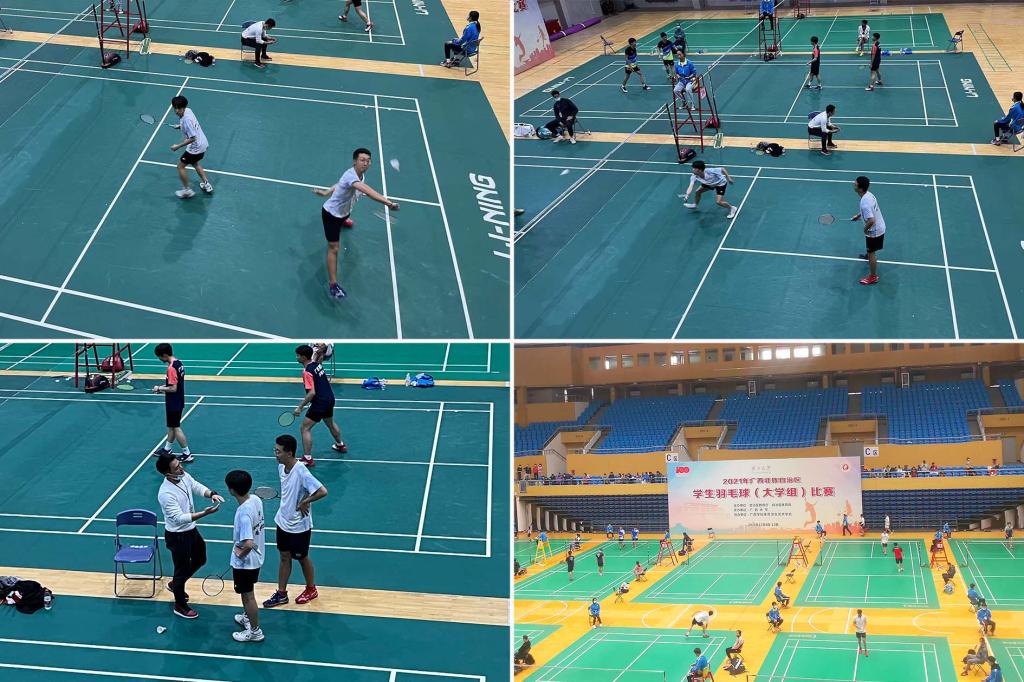 桂林理工大学南宁分校羽毛球队在自治区大学生羽毛球大赛中喜获佳绩